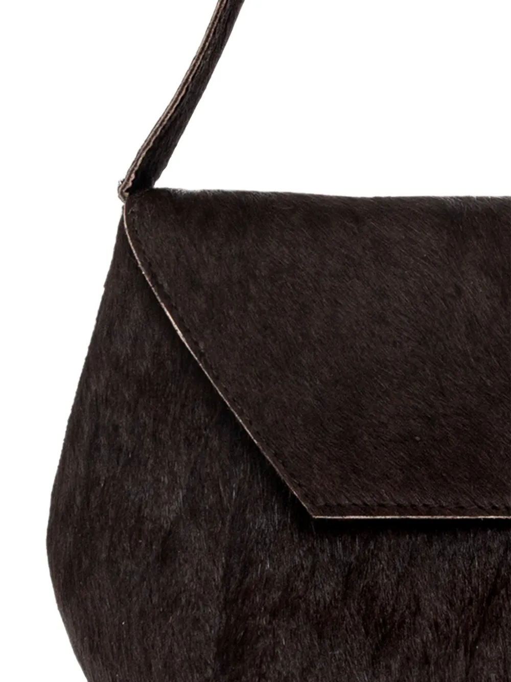 Gestuz Gzwedala pony-hair leather shoulder bag Bruin
