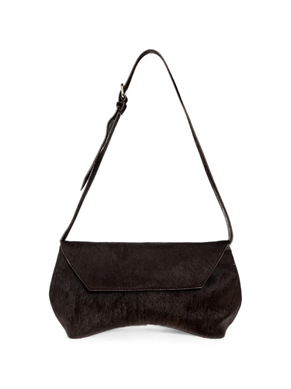 Gestuz Gzwedala pony-hair leather shoulder bag Bruin