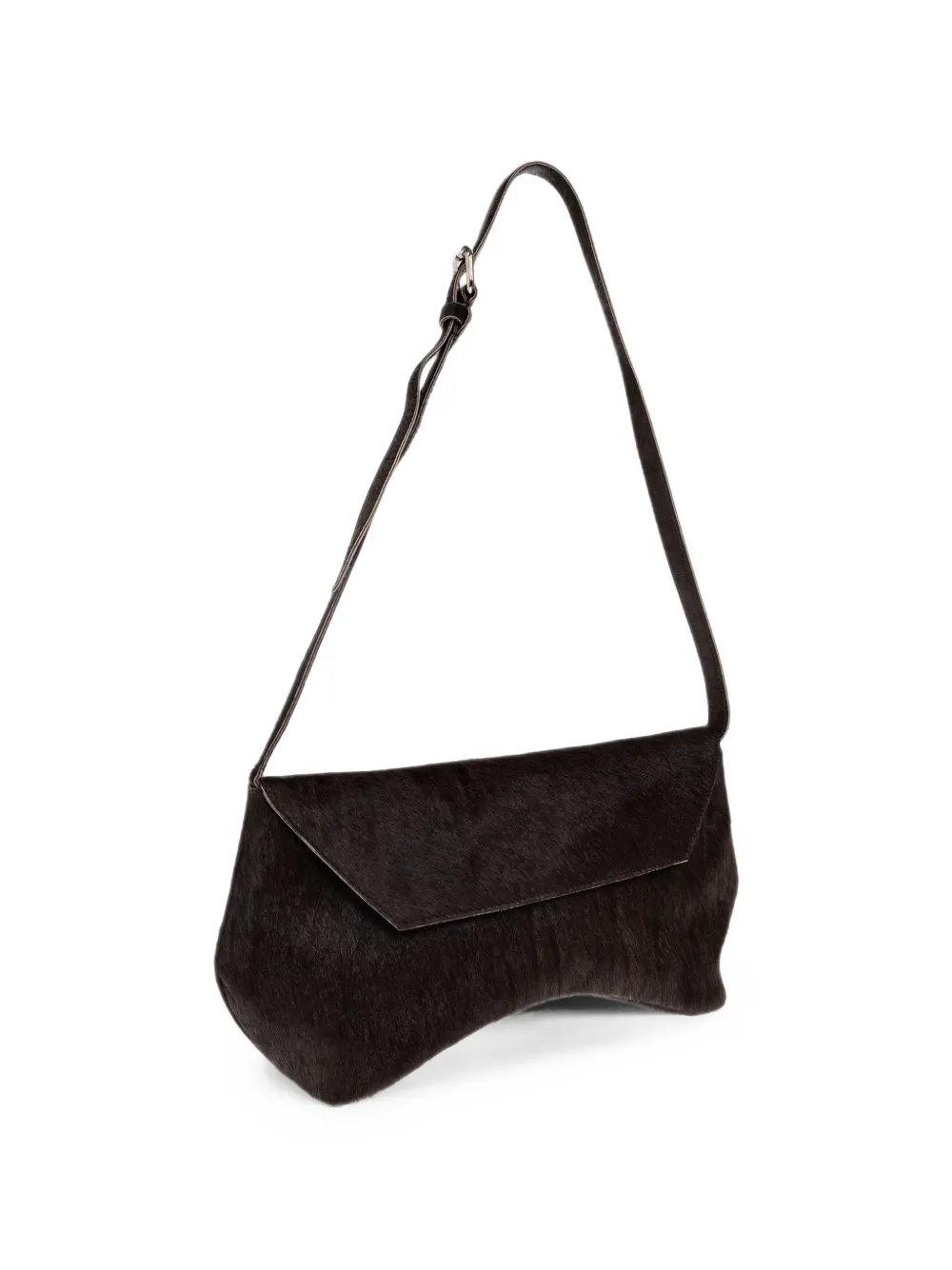 Gestuz Gzwedala pony-hair leather shoulder bag Bruin