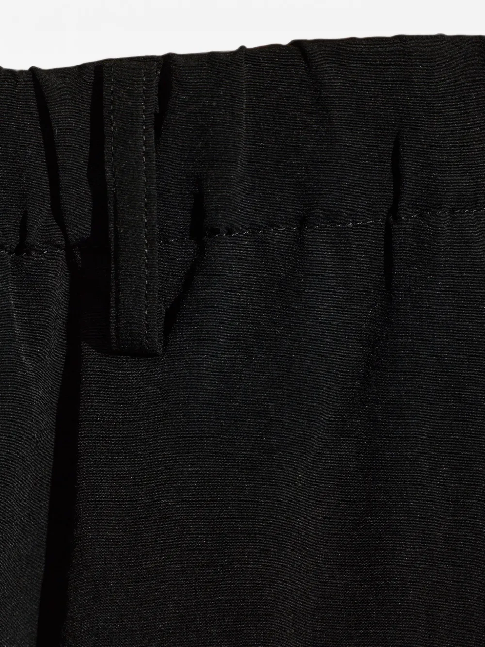 Yohji Yamamoto straight-leg trousers Zwart