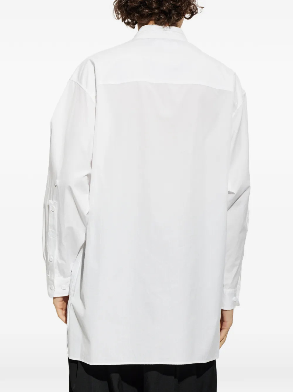 Yohji Yamamoto Overhemd met klepzak Wit