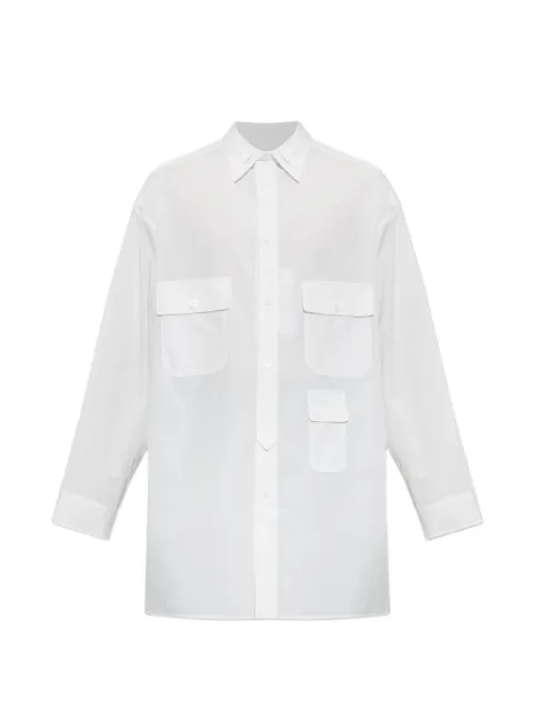 Yohji Yamamoto flap-pocket shirt