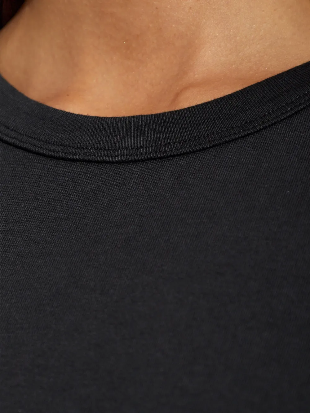 rag & bone Kelly Perfect T-shirt met ronde hals Zwart