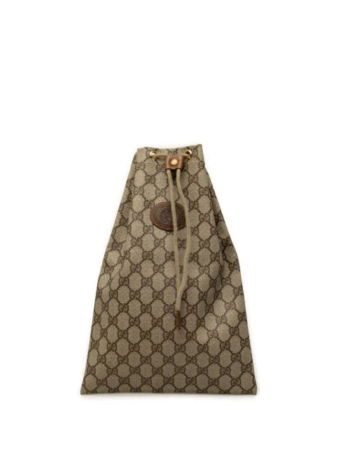 Gucci Pre-Owned 20th Century GG Supreme Drawstring pouch