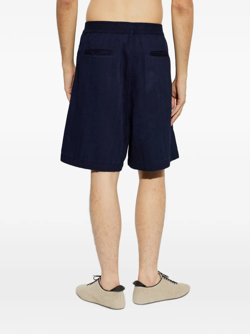 Jacquemus The de-Nîmes Venice denim shorts Blauw