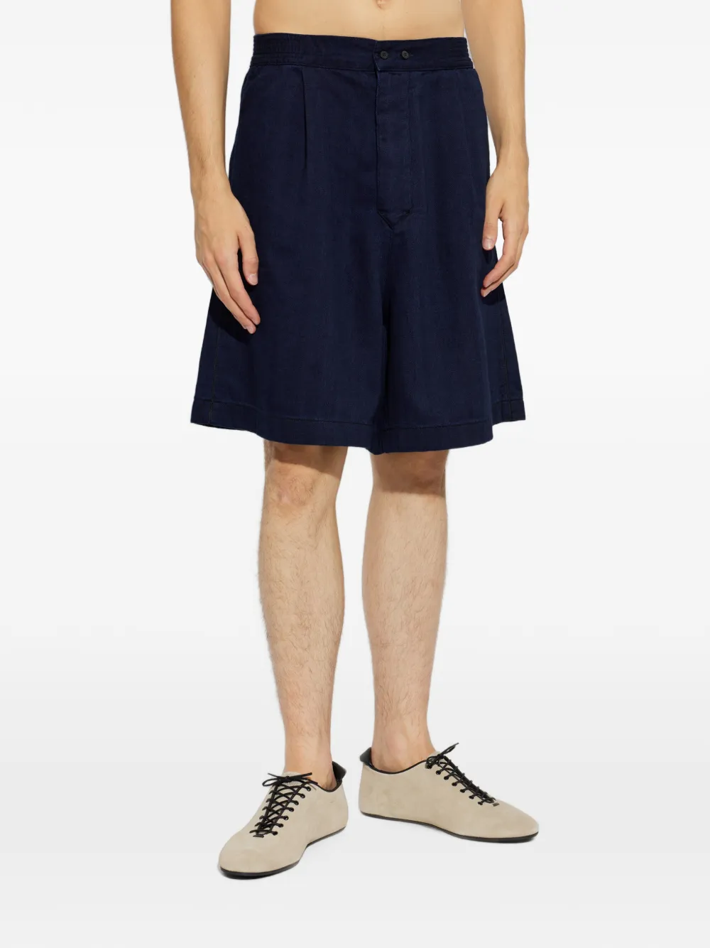 Jacquemus The de-Nîmes Venice denim shorts Blauw