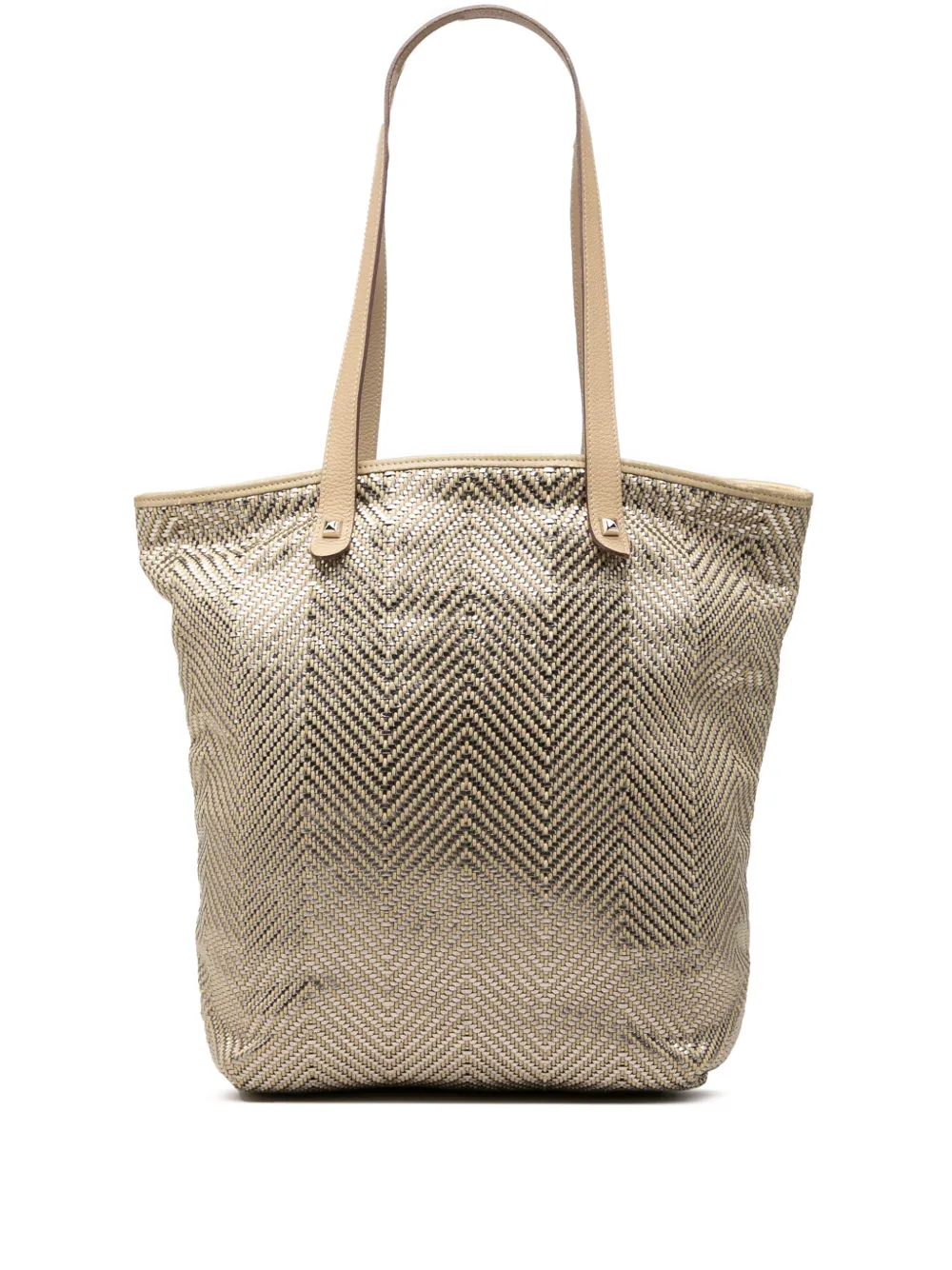 Hermès Pre-Owned 2009 Polyester and Leather Chennai MM tote bag - Toni neutri