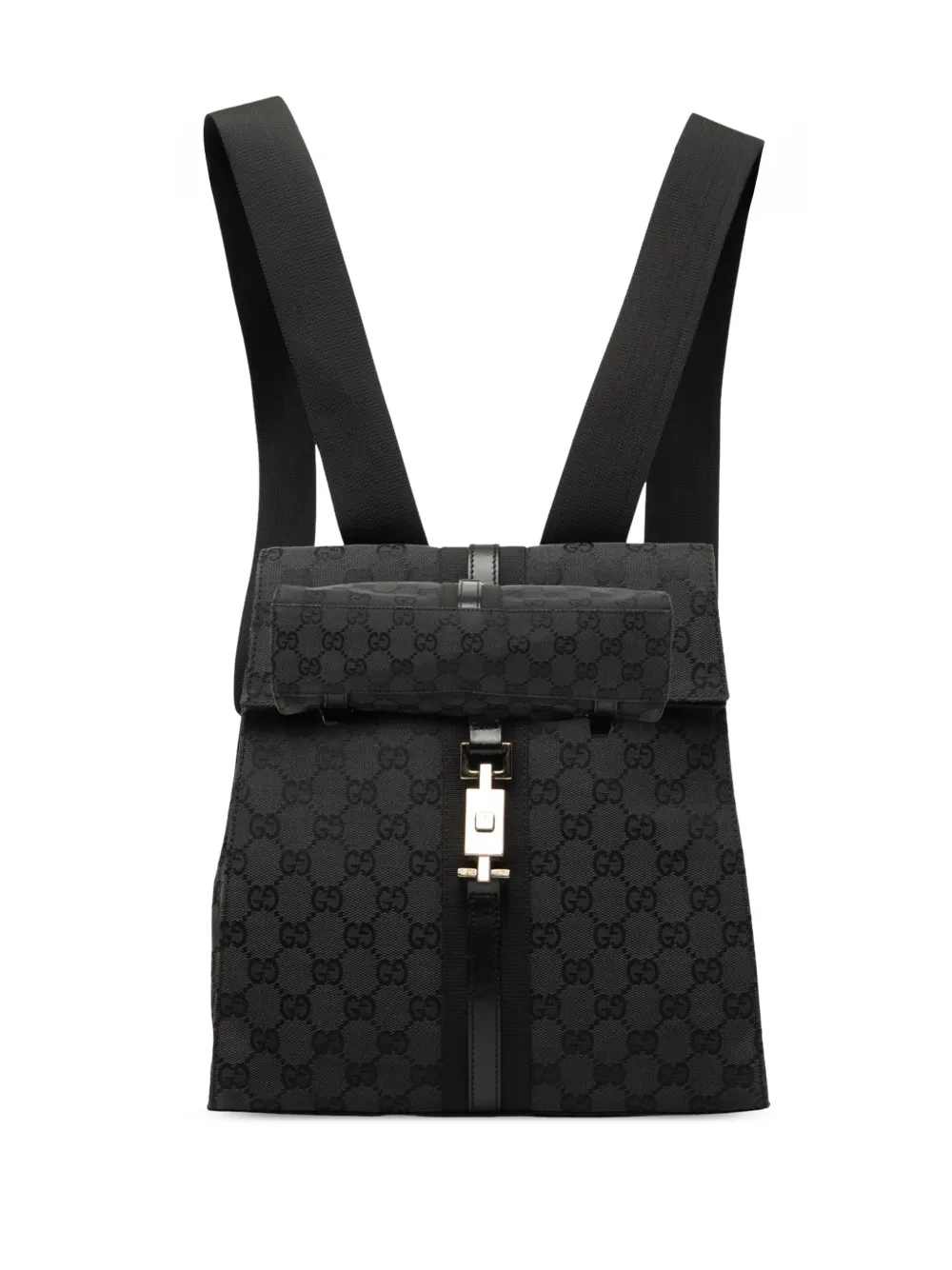Gucci Pre-Owned 2000-2015 GG Canvas Jackie backpack - Nero