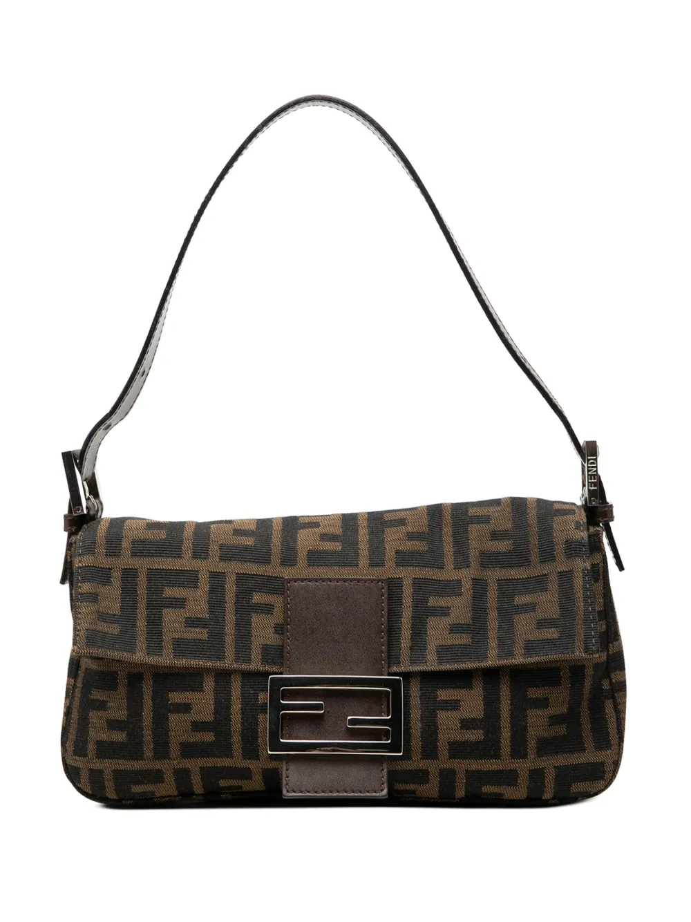 Fendi Pre-Owned 1997-2000 Zucca Canvas Baguette shoulder bag - Marrone