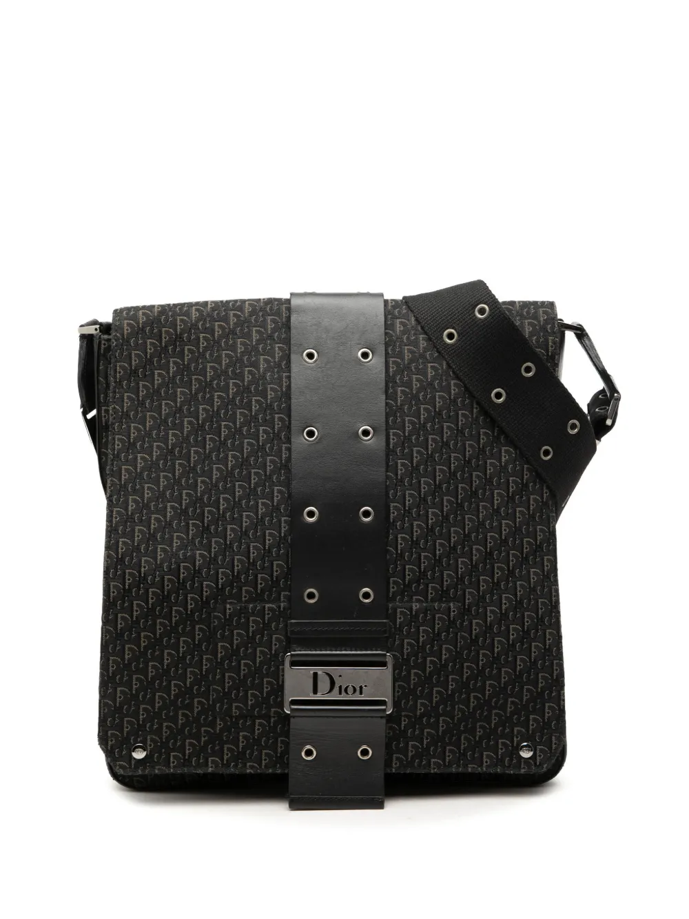 Christian Dior Pre-Owned 2003 Diorissimo Trotter Street Chic Umhängetasche aus Canvas - Schwarz