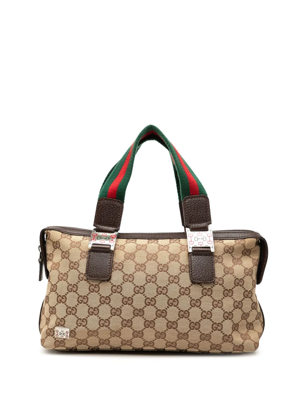 Gucci Pre-Owned 2000-2015 GG Canvas Web Pop handbag - Toni neutri