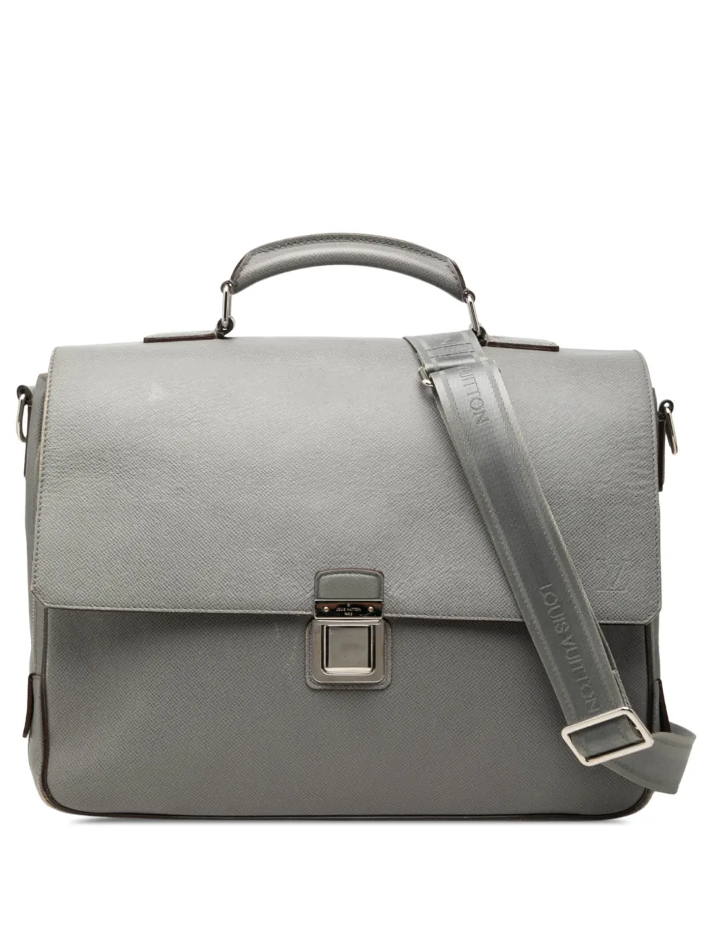 Louis Vuitton Pre-Owned 2010 Taiga Vassili GM business bag - Grigio