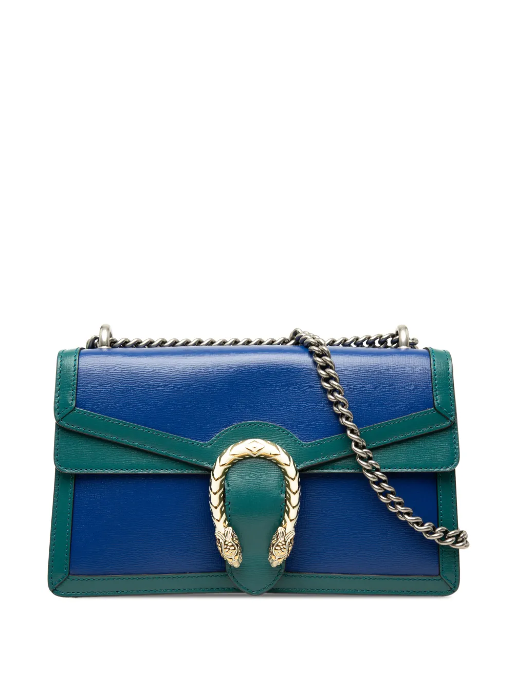 Gucci Pre-Owned 2016-2026 Medium Bicolor Leather Dionysus shoulder bag - Blu