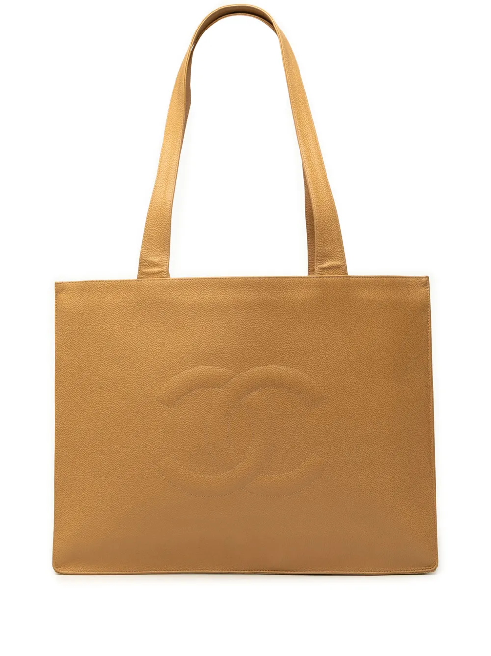 CHANEL Pre-Owned 1997-1999 CC Caviar Timeless Soft tote bag - Toni neutri