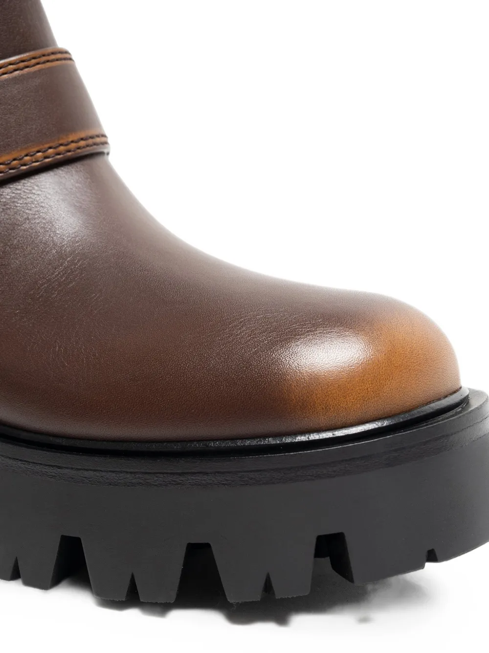 Prada Leren laarzen Bruin