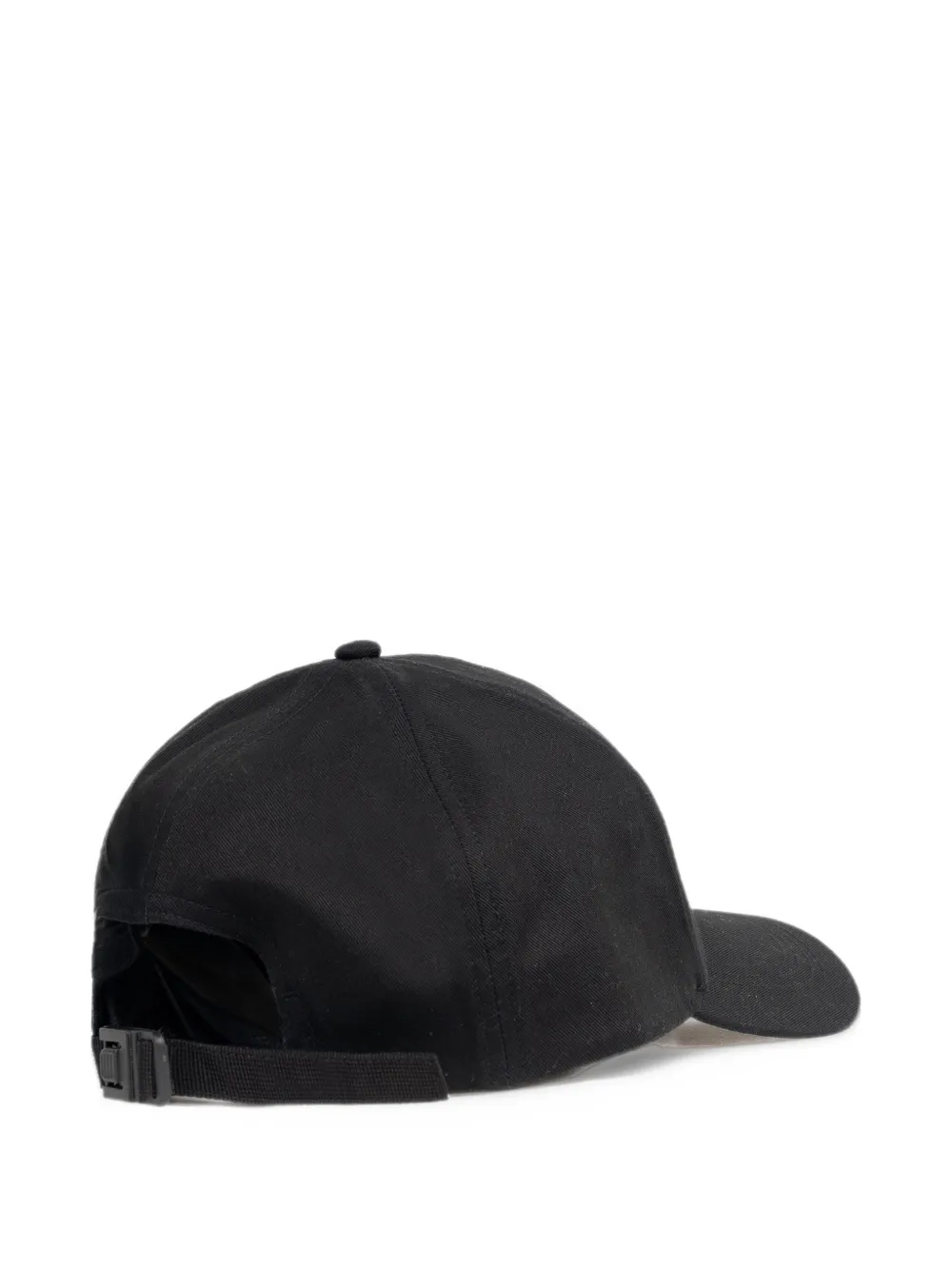Moncler logo-patch baseball cap Zwart