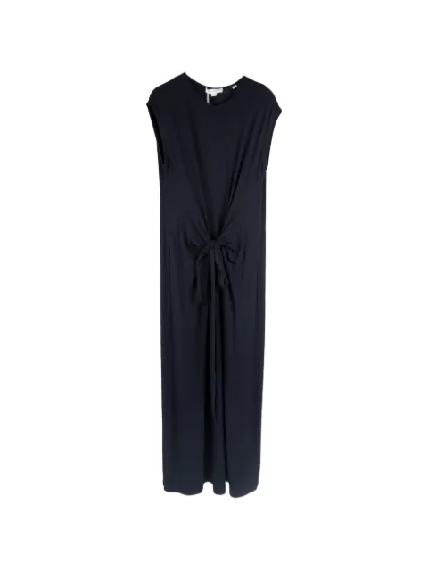 Vince knot-detail sleeveless midi dress