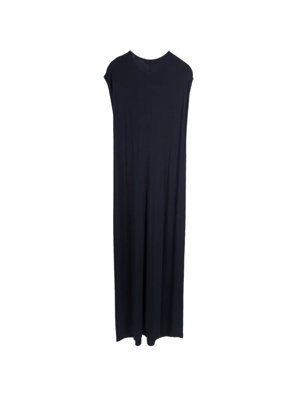 Vince knot-detail sleeveless midi dress Zwart