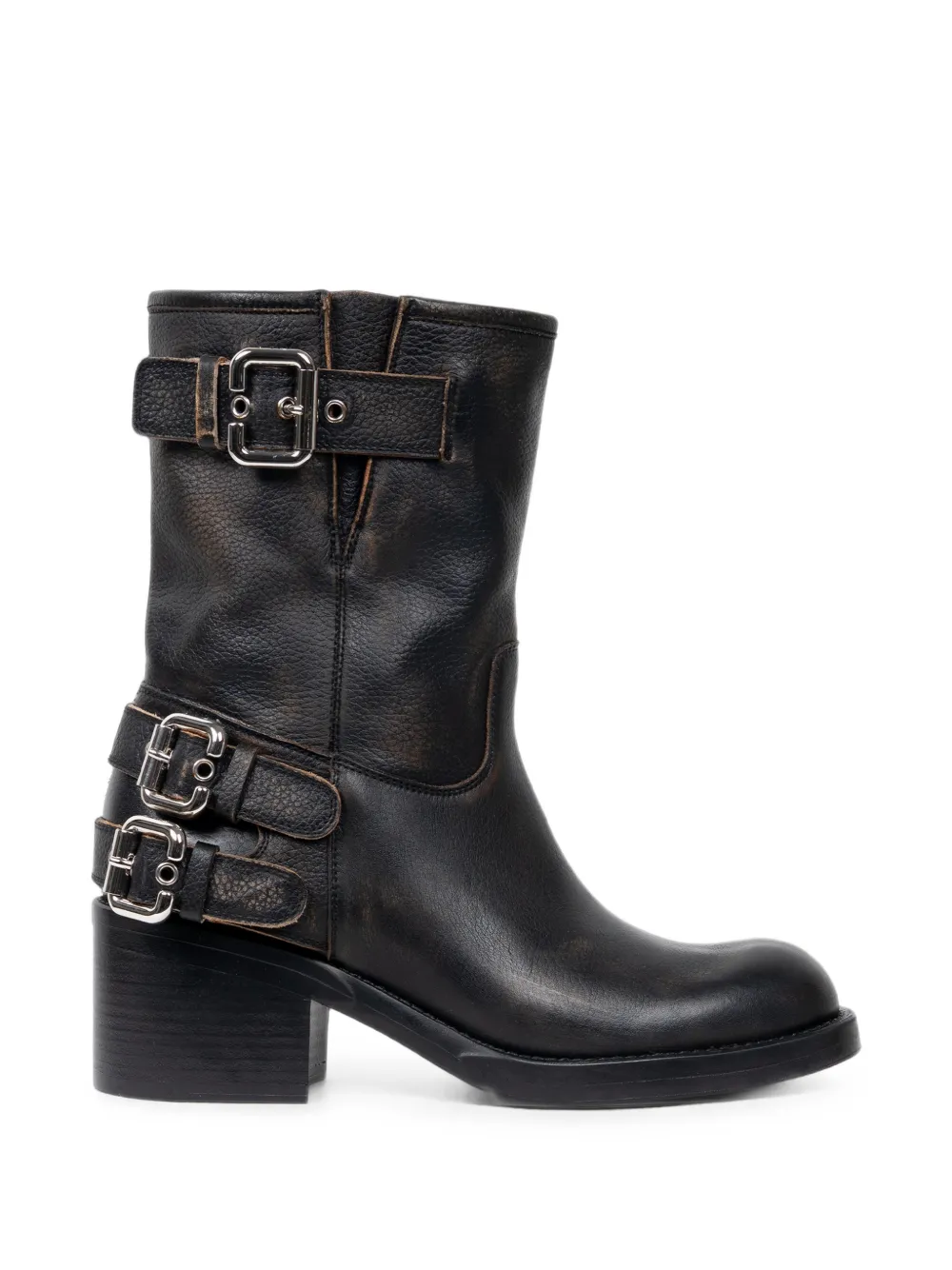 Chloé bottines Dakota à détail de boucle - Noir Chloé bottines Dakota à détail de boucle - Noir