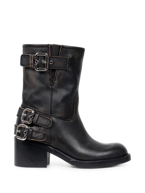 Chloé Dakota buckle-detail biker boots
