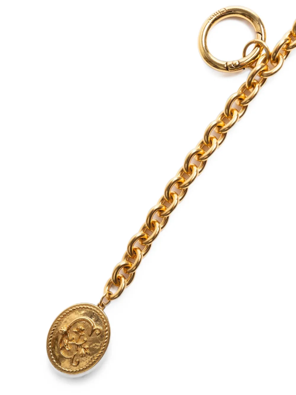 Chloé Treasure Tails shearling charm Bruin