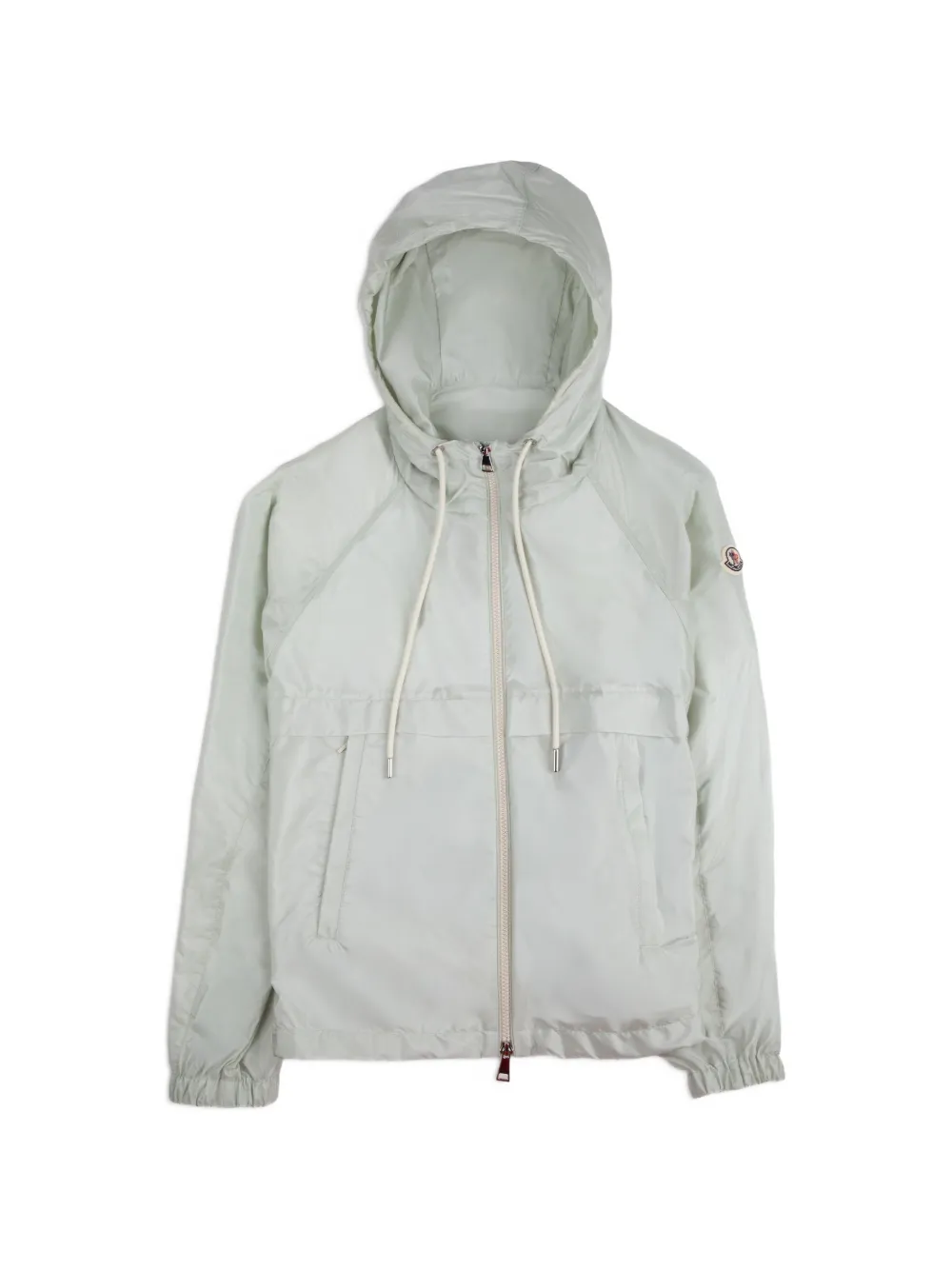 Moncler Coquelicot hooded lightweight cropped jacket · 1