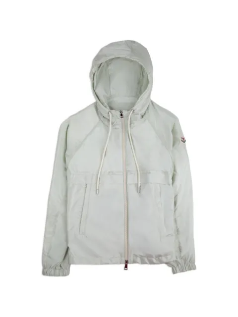 Moncler Coquelicot hooded lightweight cropped jacket