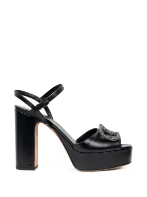 Valentino Garavani ロックスタッズ キッドスキン サンダル | レッド
