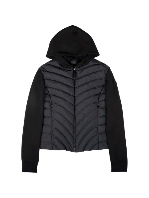 Moncler hoodie con panel capitonado