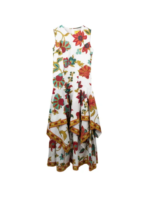 PHILIPPA 1970 Cova floral-print asymmetric dress