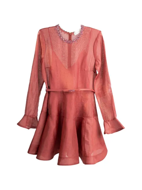 ZIMMERMANN Alchemy crystal-trimmed dress