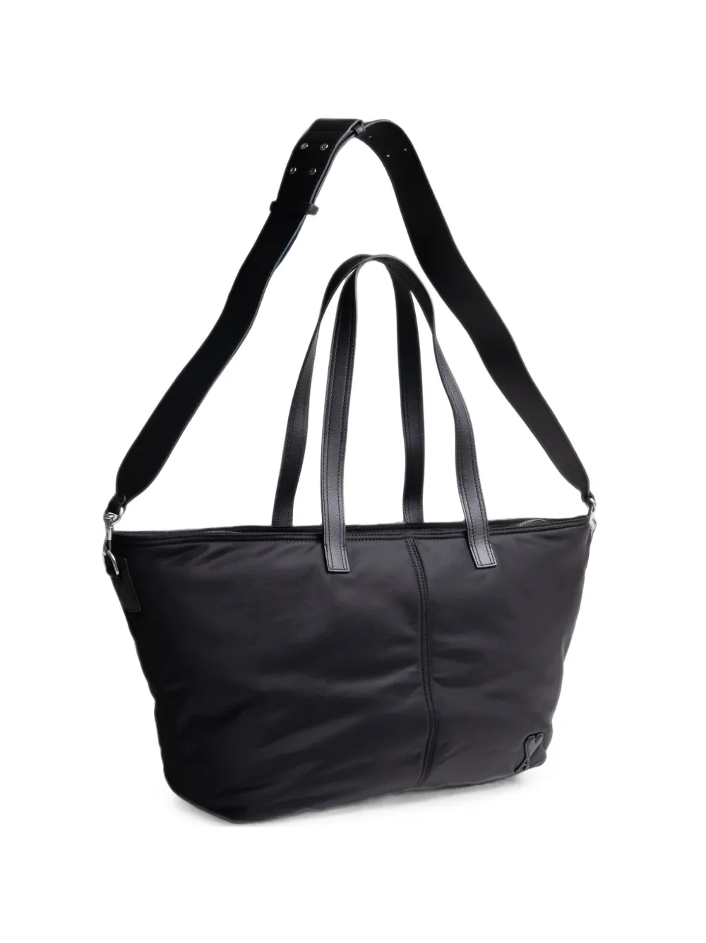 AMI Paris Marcel padded tote bag - Nero