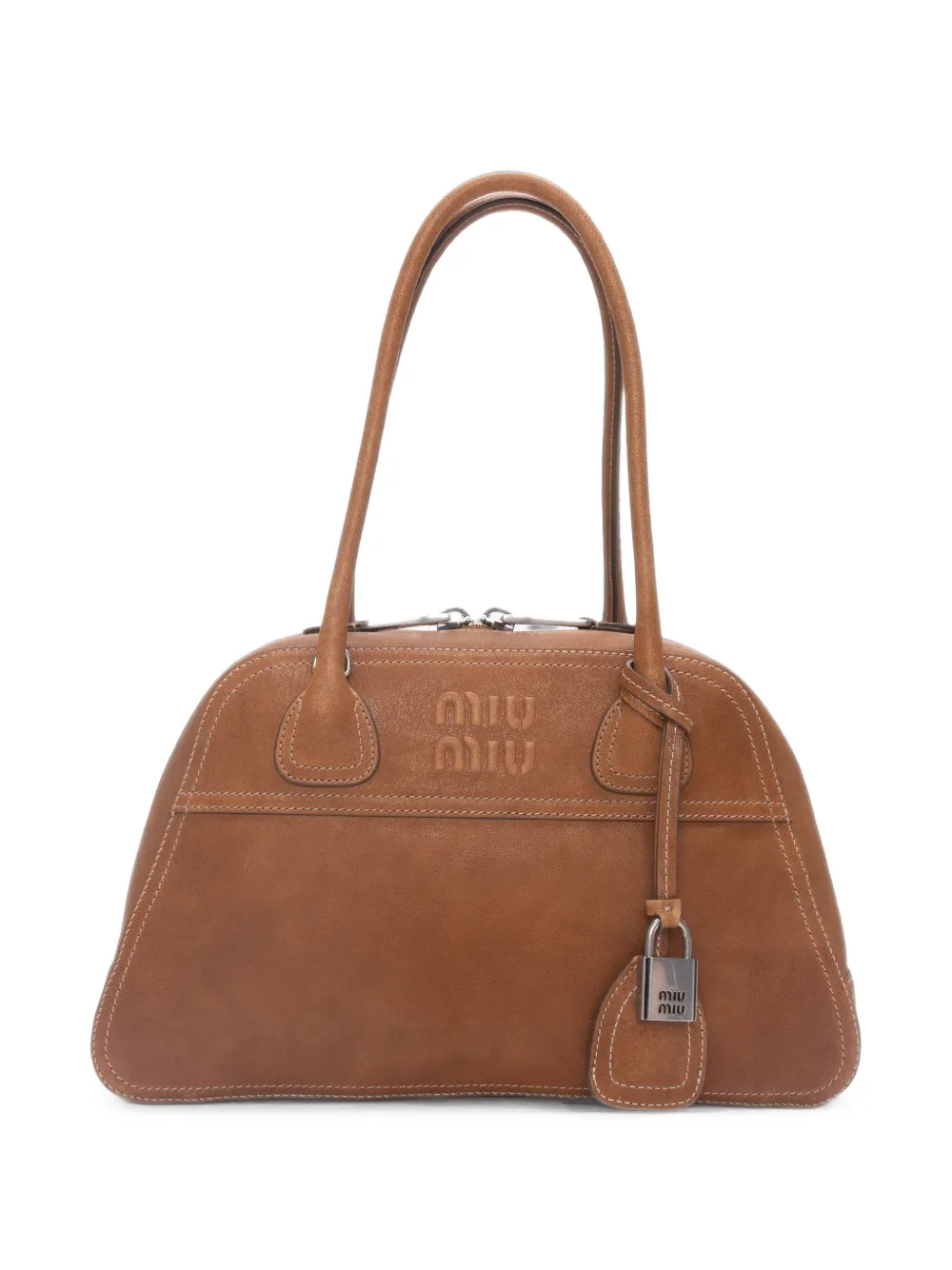 Miu Vivant nappaleren tas Bruin