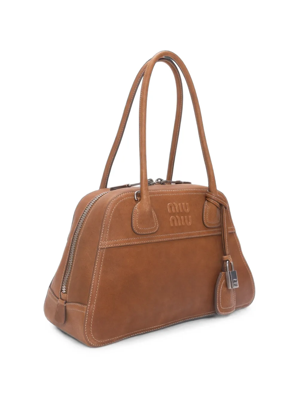 Miu Vivant nappaleren tas Bruin