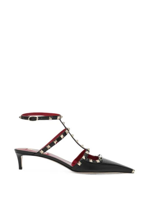 Valentino Garavani Rockstud Court Shoes in kid-leather 40mm