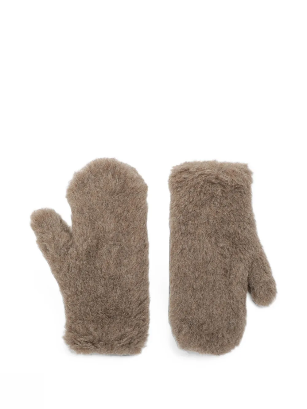 Max Mara Ombrato gloves in Brown