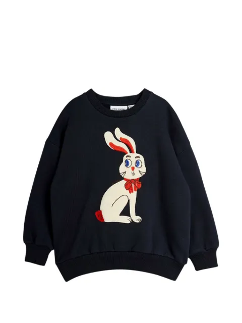 Mini Rodini rabbit-patch sweatshirt