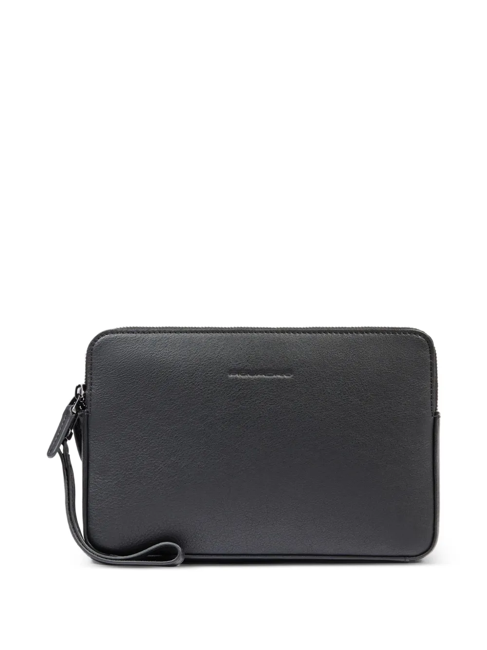 PIQUADRO leather wristlet clutch bag