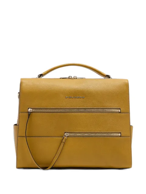 PIQUADRO logo-plaque laptop bag