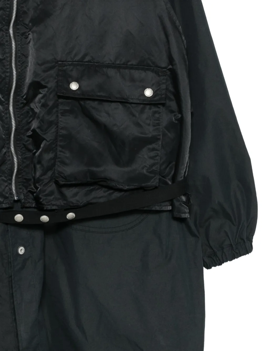 Comme des Garçons Homme Gelaagde jas Blauw