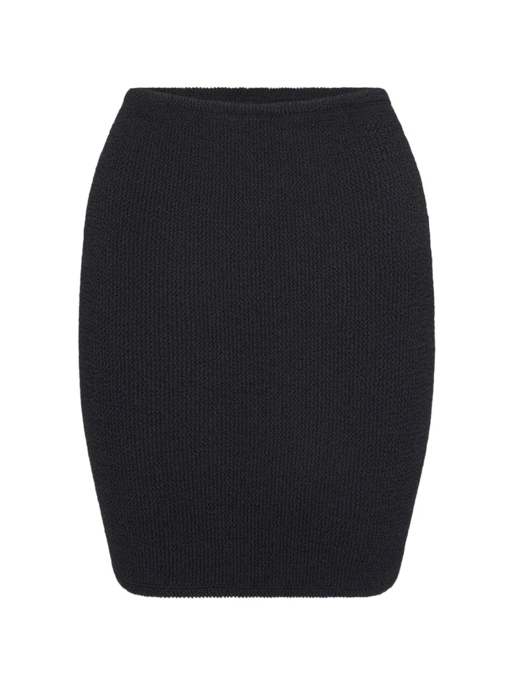 Hunza G ribbed mini skirt · One Size