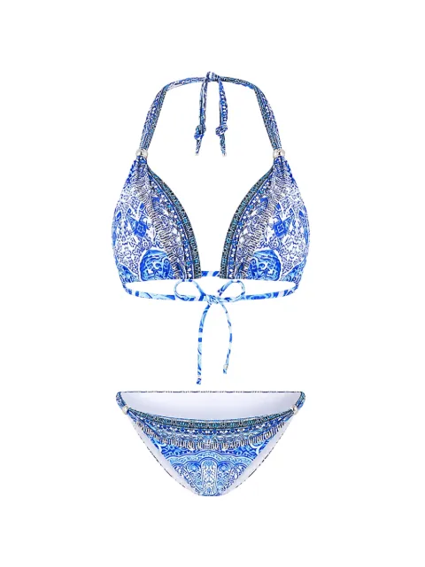 Camilla Bosphorous crystal-embellished bikini