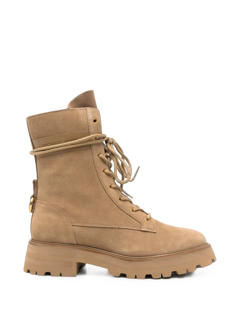 Michael Kors lace-up suede boots - Toni neutri