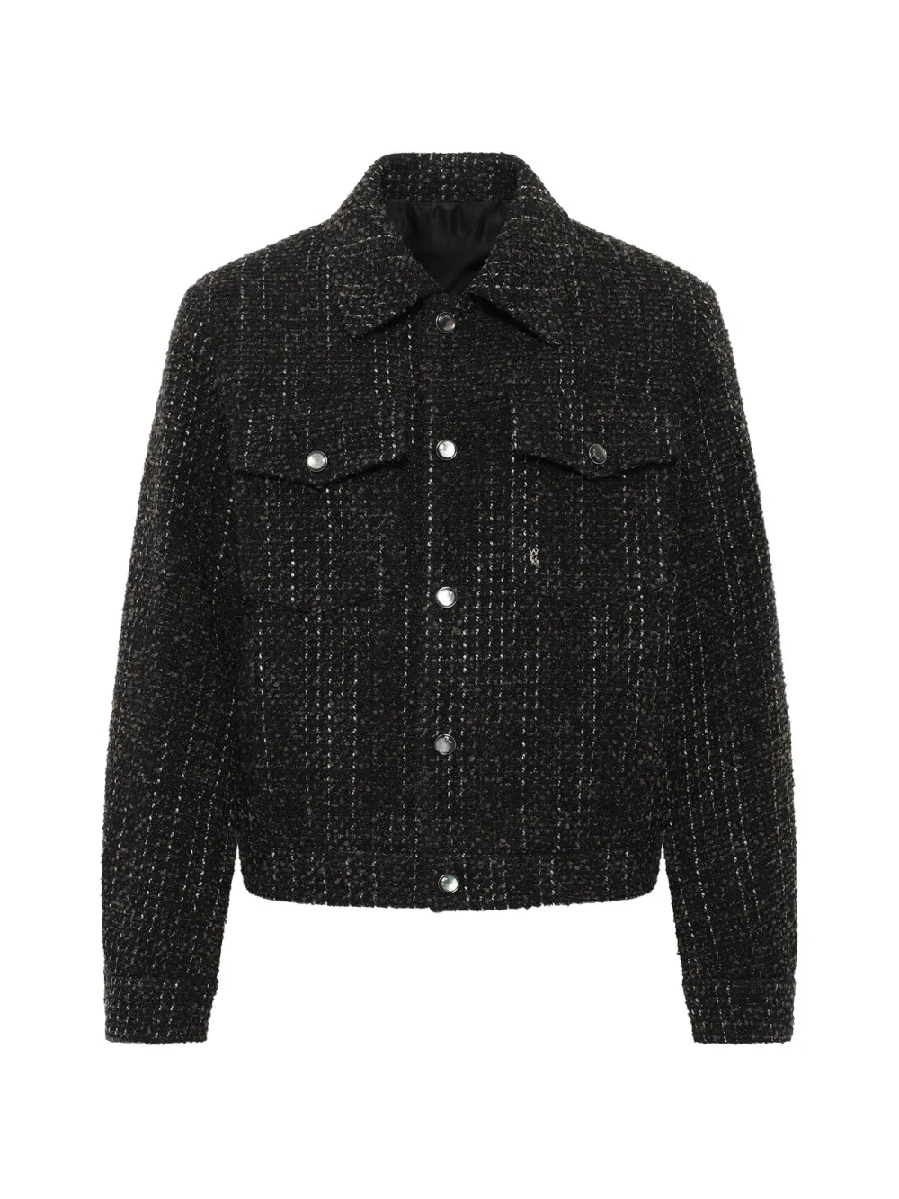 Wooyoungmi tweed trucker jacket