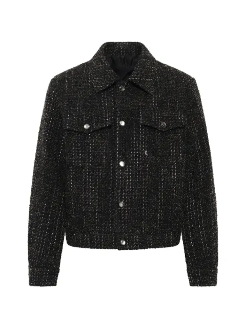 Wooyoungmi tweed trucker jacket