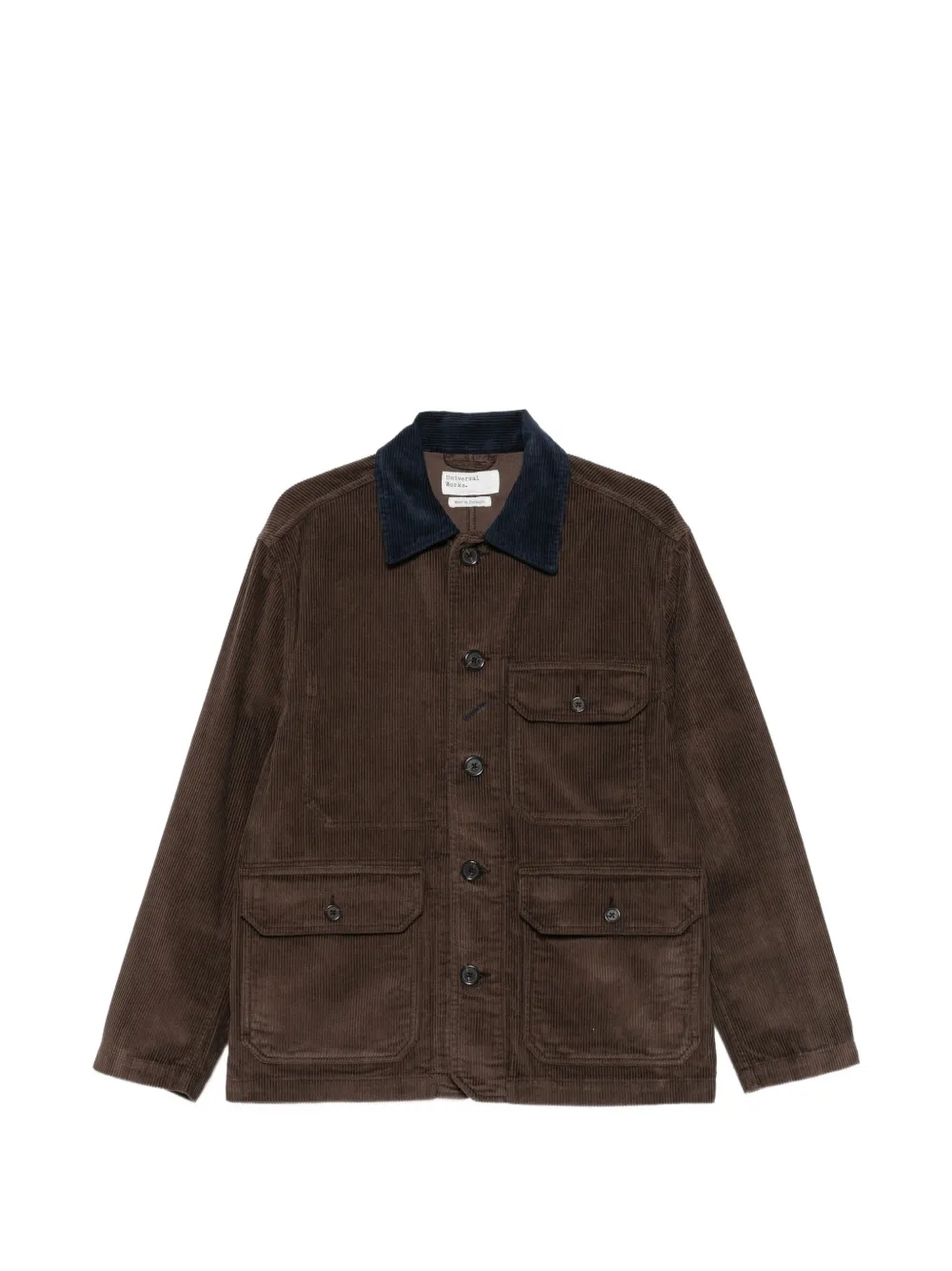 Universal Works corduroy pocket-detail jacket Bruin