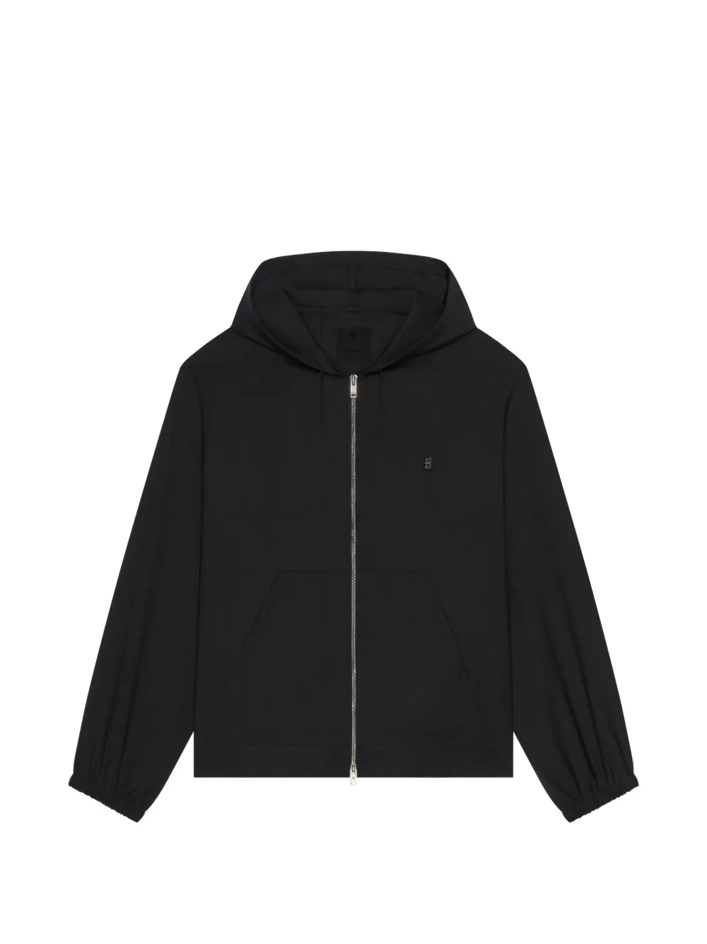 Givenchy Wollen hoodie met 4G-detail en rits Zwart