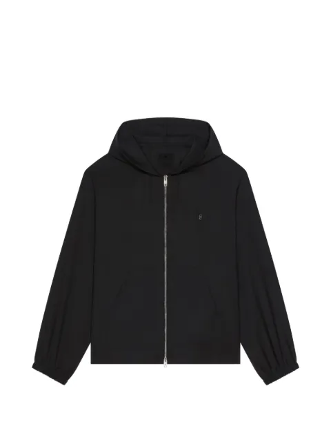 Givenchy zipped hoodie in wool with 4G detail