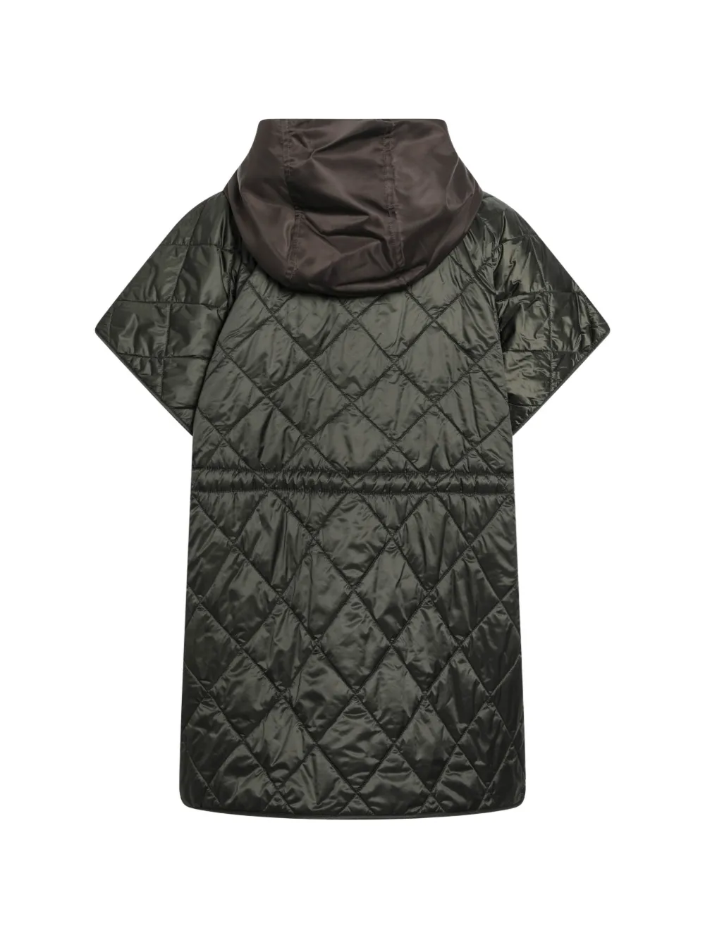 Weekend Max Mara Waterafstotende gewatteerde twill bodywarmer Bruin