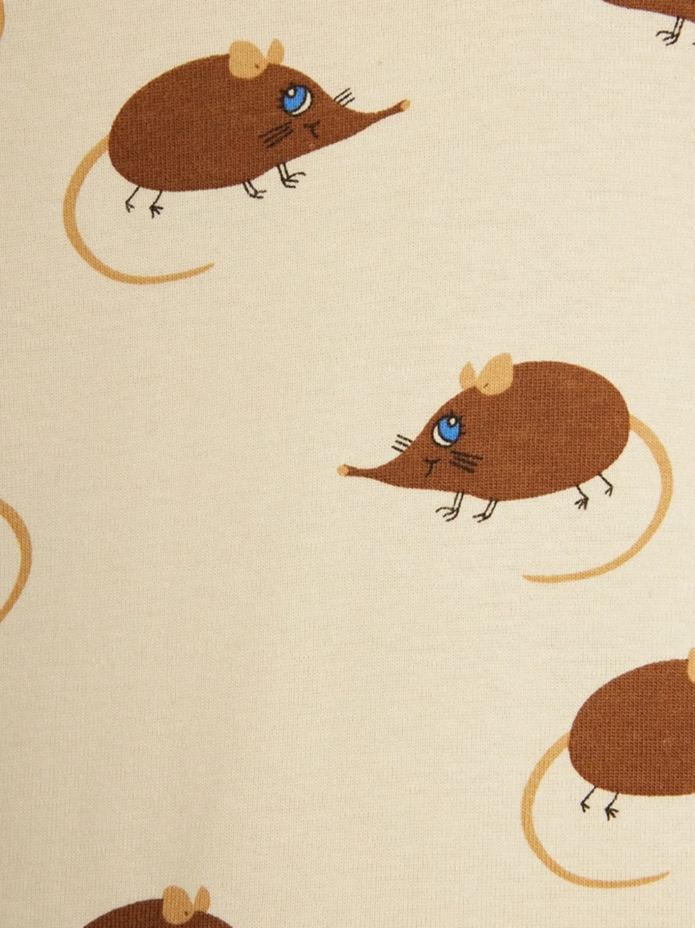 Mini Rodini elephant shrew-print T-shirt Beige